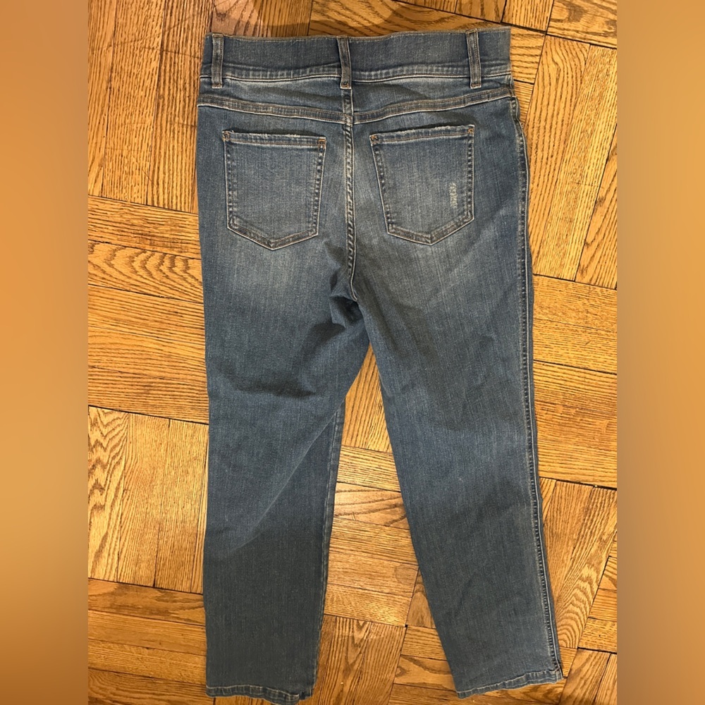 NWT Spanx Pull On Straight Leg Jeans Size Medium - Picture 3 of 4